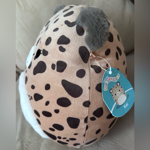 Kellytoy Kei The Cheetah Squishmallow Stuffed Plush 12” Fuzzy Belly, Ears & Tail - Picture 8 of 13